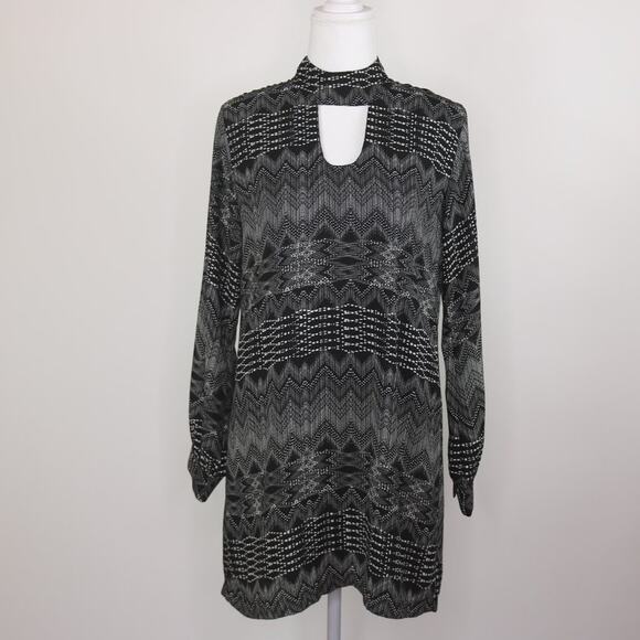 Lucy Love Dark Star Black and White Dress Small - Picture 2 of 9